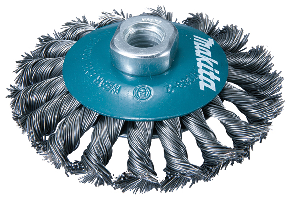 Grata para amoladoras cepillo oblicuo trenzado - D-45777