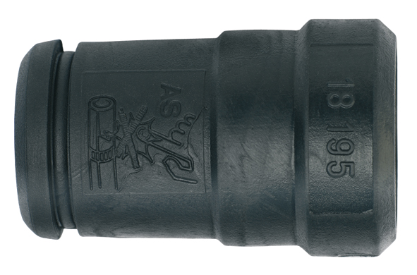 Adaptador para tubo de 27mm. Int 25mm. Ext 38mm.