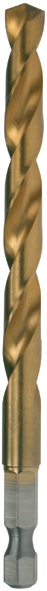 Broca para metal HSS-TIN 1/4 hexagonal (1)