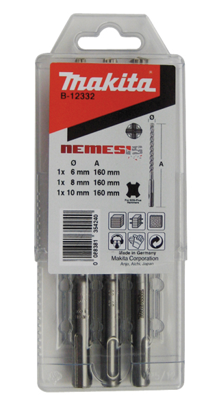 Estuche SDS PLUS Némesis (3 piezas)