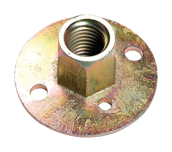 Tuerca para platos de caucho