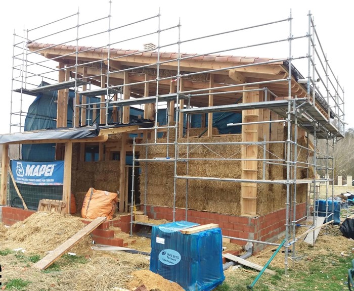 Casa de paja en San Medel