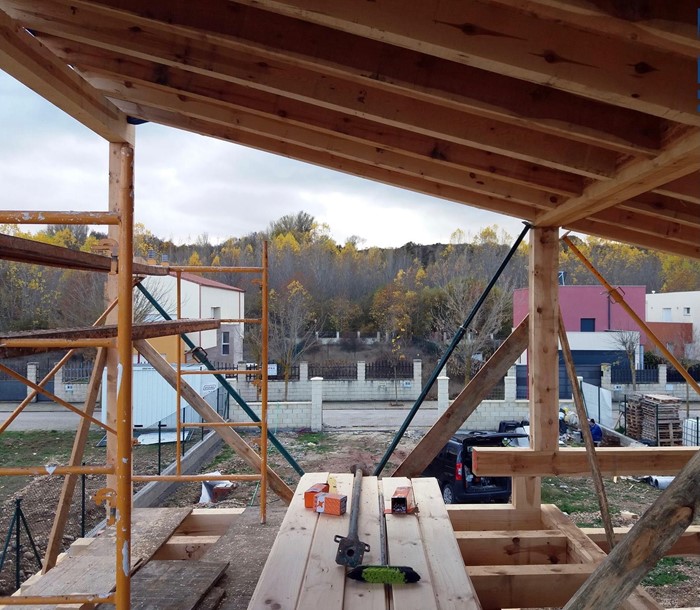 Casa de paja en San Medel