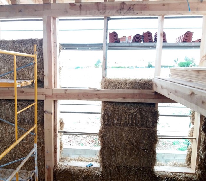 Casa de paja en San Medel