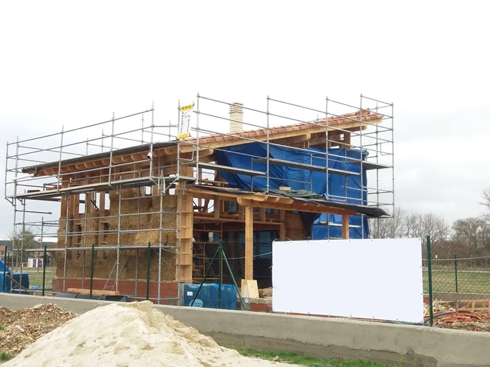 Casa de paja en San Medel