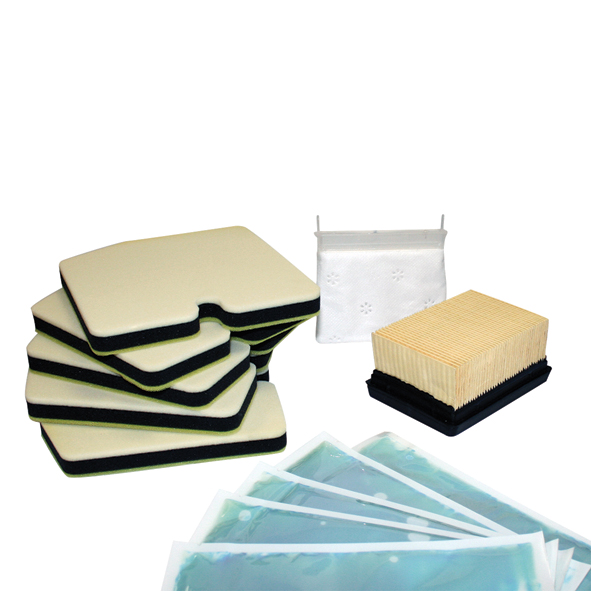 Set de filtros de aire (5 Pre-filtros, filtro y cajetín de polvo)